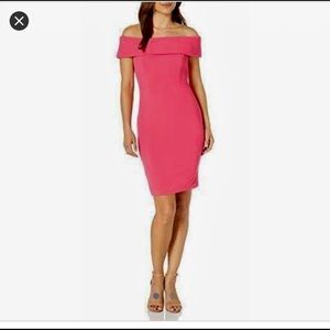 Calvin Klein Off-the-Shoulder Sheath Dress